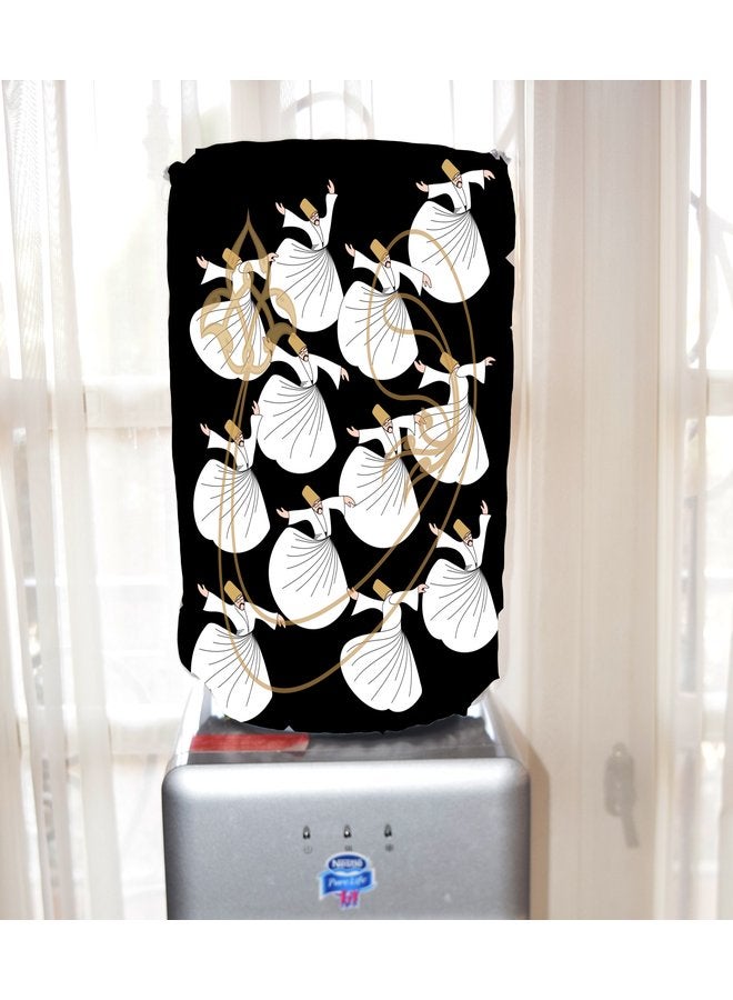 غطاء زجاجة مياه رمضاني مخملي يضيف لمسة رائعة لديكور المنزل في رمضان